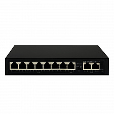 Коммутатор (свитч) на 8 POE ( 802.3af/at ) портов +2 Ethernet порта 100Mbs Орбита OT-VNP36